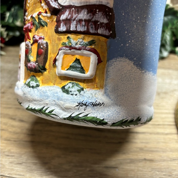 Kathy Hatch Collection "Sugar Maple" Ceramic Jar Candle Holder - Picture 8 of 15